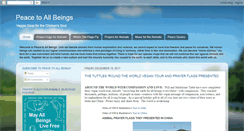Desktop Screenshot of peacetoallbeings.com